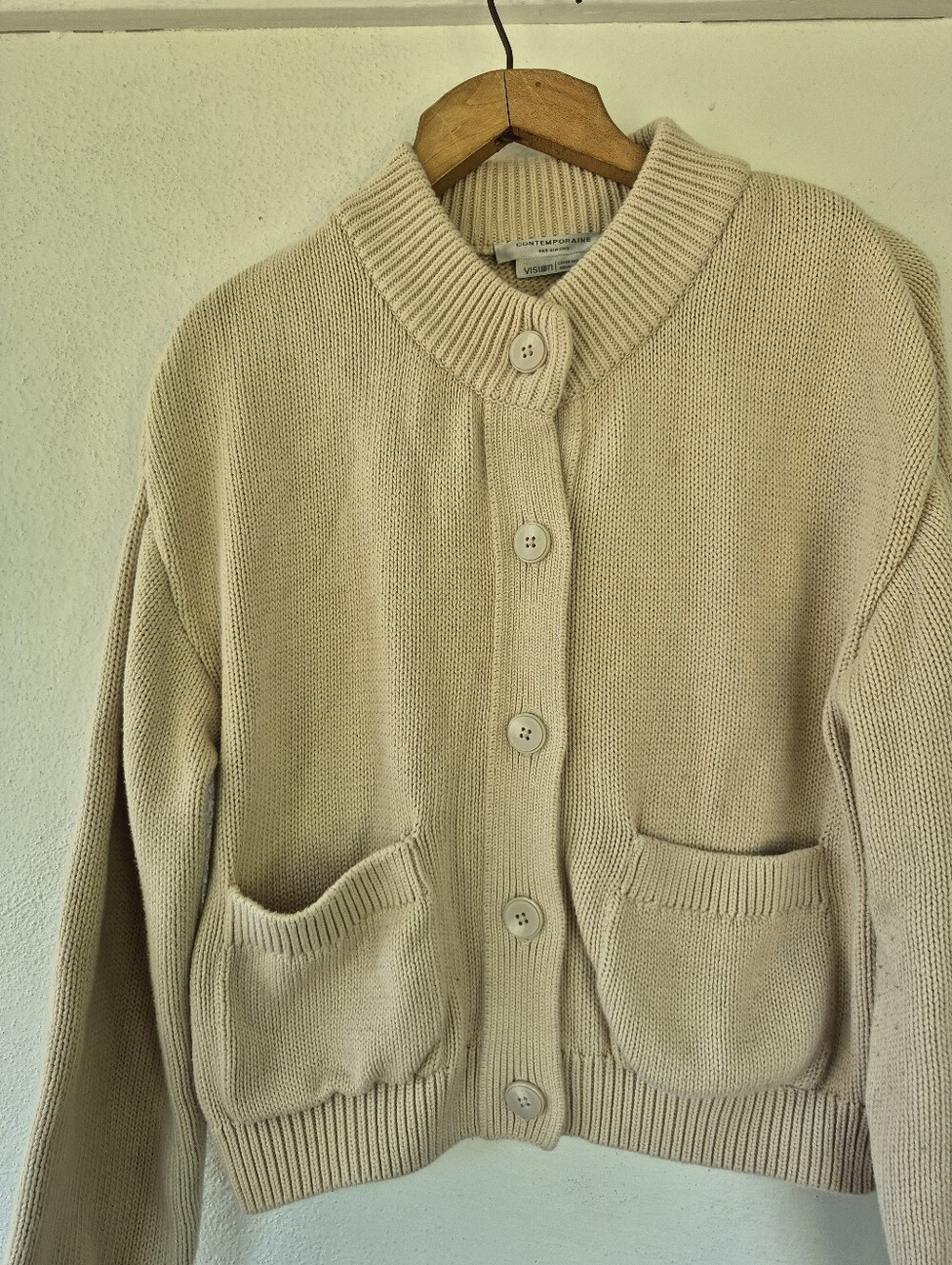 Organic Cotton Sweater By Contemporaine Par Simons Size Small - Picture 3 of 8